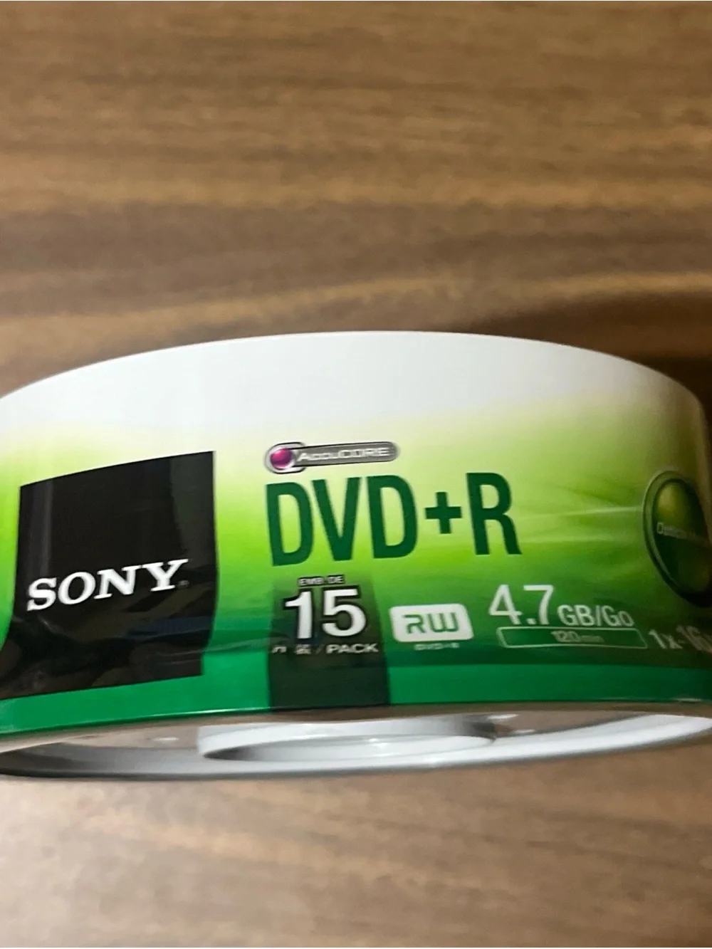 NEW IN PACKAGING Sony DVD+R 4.7GB Recordable Disc - 15 Pack